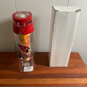 Arizona Cardinals Infuser Water Bottle 20 ounce NFL Official Licensed